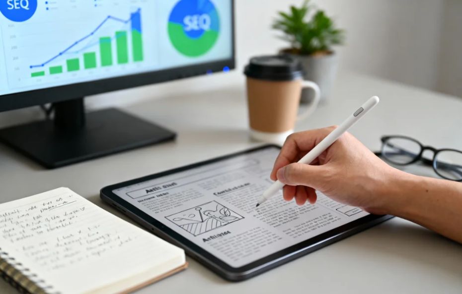 Como se cria um artigo?