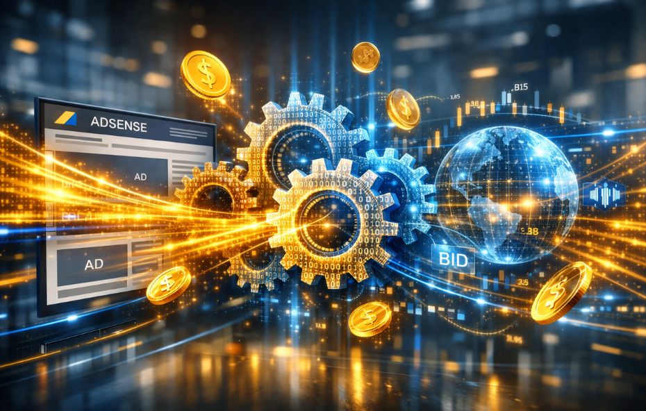 Como o AdSense atua como gestor de vendas automatizado?