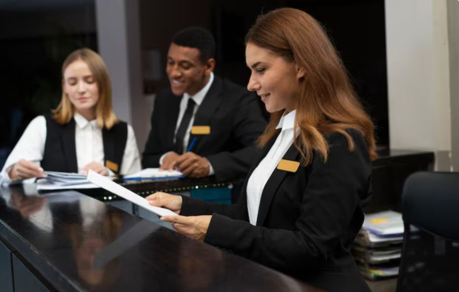 Quais são as principais áreas de um hotel?