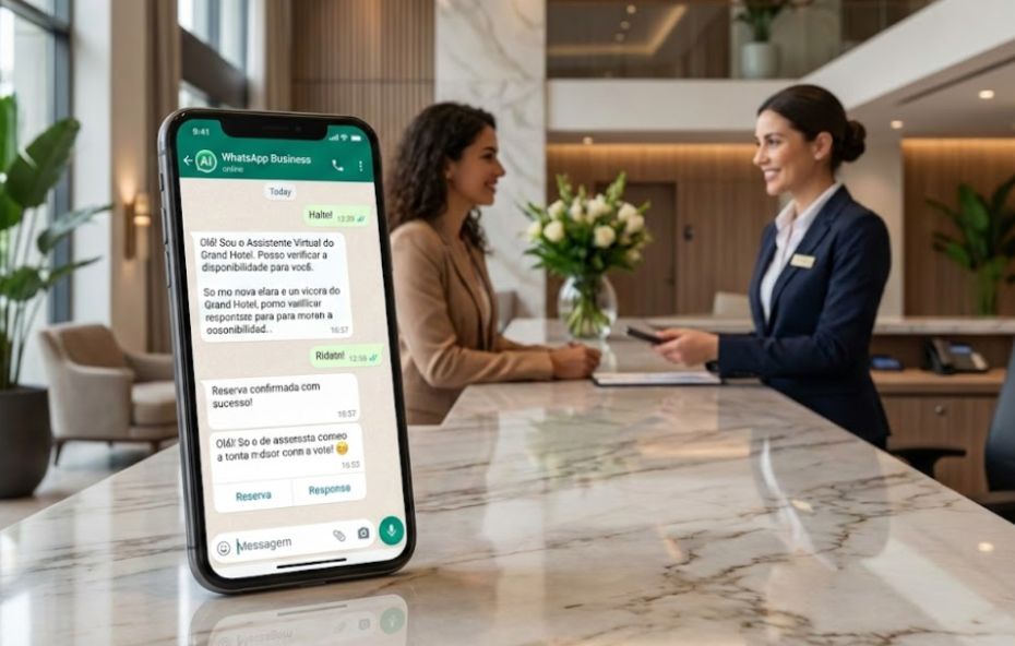 Como integrar IA ao WhatsApp do hotel?