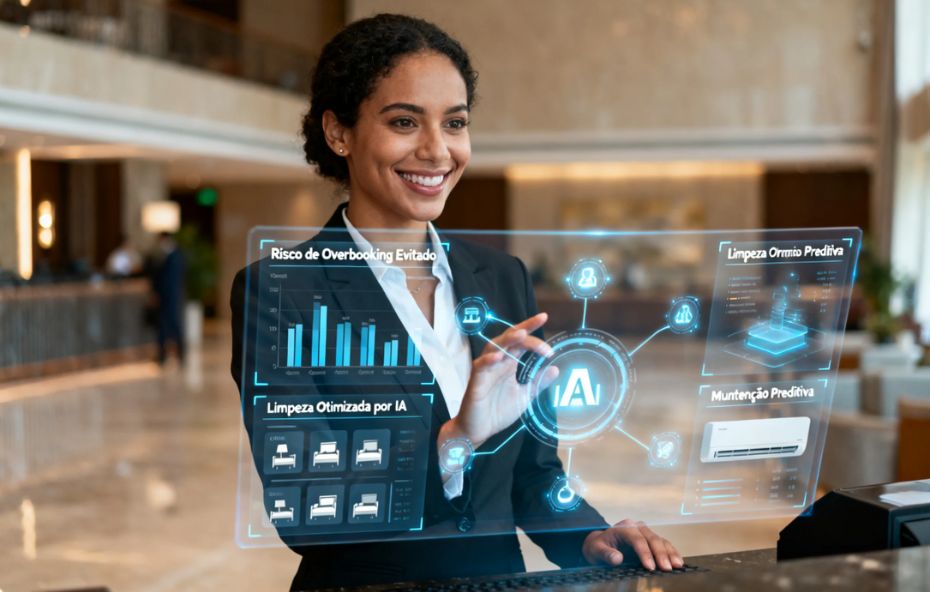 Como usar IA para reduzir erros operacionais na hotelaria?