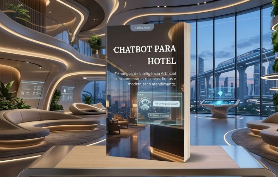 Carlos Jobs lança livro Chatbot para hotel focado em automação