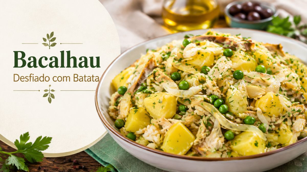 Bacalhau Desfiado com Batata: O Segredo de uma Textura Irresistível