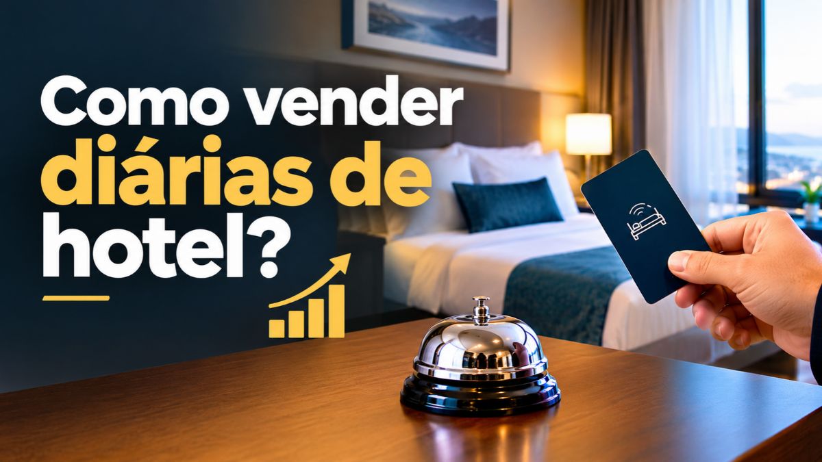 Como vender diárias de hotel?